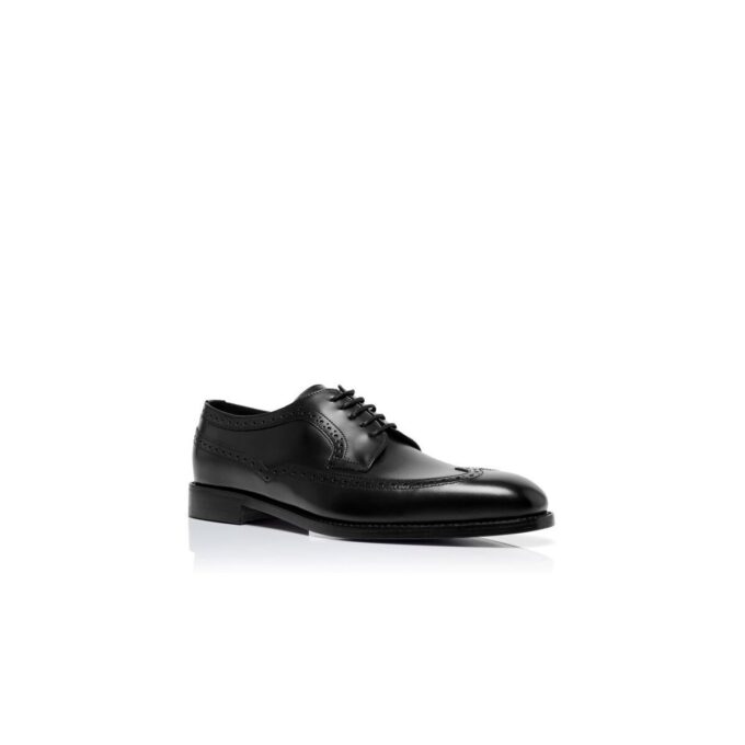 TAMARAK Black Calf Leather Lace-Up Oxfords