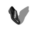 TAMARAK Black Calf Leather Lace-Up Oxfords