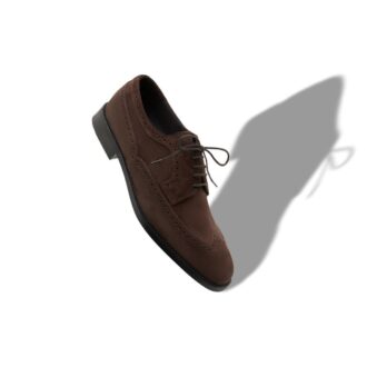 TAMARAK Dark Brown Suede Lace-Up Derbys