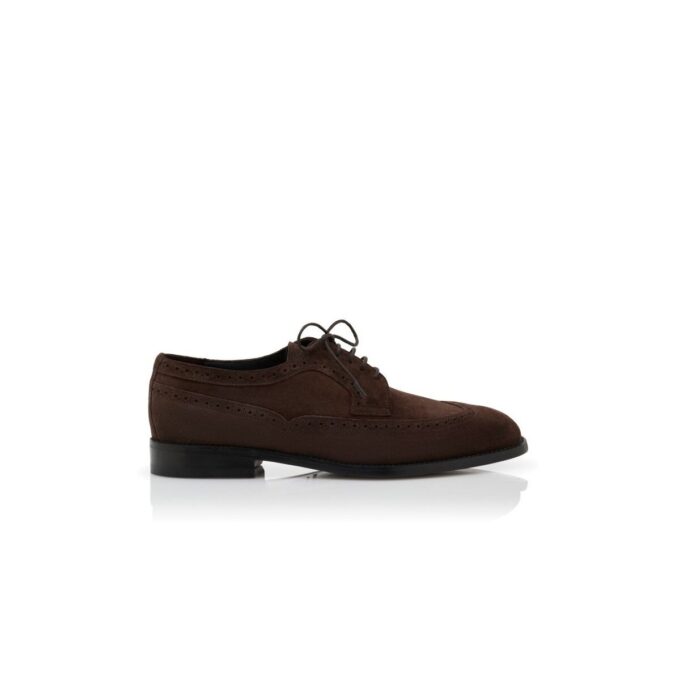 TAMARAK Dark Brown Suede Lace-Up Derbys