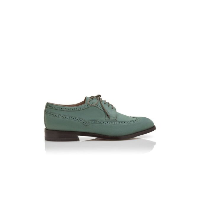 TAMARAK Dark Green Suede Lace-Up Oxfords