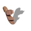 TITUBAFLAT Light Beige Suede Flat Sandals