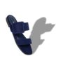TITUBAFLAT Navy Blue Suede Flat Sandals