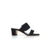 TITUBANEW Black Suede Mules