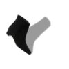 TOLARC Black Suede Block Heel Ankle Boots