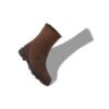 TOMOSO Dark Brown Suede Mid Calf Boots