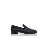 TRURO Black Calf Leather Loafers