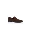 TRURO Dark Brown Suede Loafers