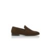 TRURO Dark Brown Suede Loafers