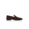 TRURO Dark Brown Suede Loafers