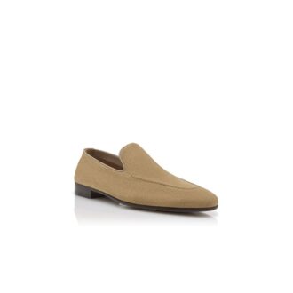 TRURO Khaki Suede Loafers