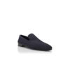 TRURO Navy Blue Suede Loafers