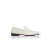 TRURO White Calf Leather Loafers