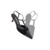 TURGIMOD Black Nappa Leather T-Bar Pumps