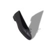 VERALLI Black Nappa Leather Ballerina Flats