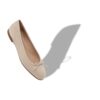 VERALLI Light Beige Suede Ballerina Flats