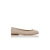 VERALLI Light Beige Suede Ballerina Flats