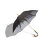 VERSAILLES SUNBURST Black Sunburst Print Solid Stick Umbrella