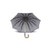 VERSAILLES SUNBURST Black Sunburst Print Solid Stick Umbrella