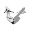 VERSARI Black and White Nappa Leather Mules