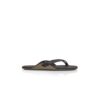 WINGS Dark Brown Calf Leather Crossover Sandals