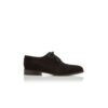 WITNEY Black Suede Cap Toe Oxfords